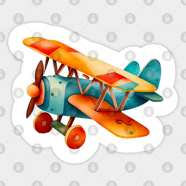 Watercolor Children Toy #1 Sticker by Chromatic Fusion Studio